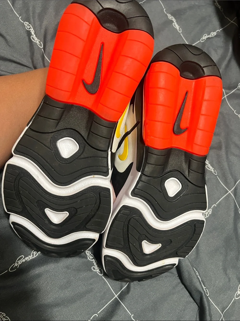 Nike Kids Air 200 Sneakers in Red Black Yellow